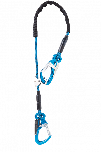 Technical equipment firefighters Longes réglables Equa R - 1.00 m - 2 Mousquetons Tango Bleus